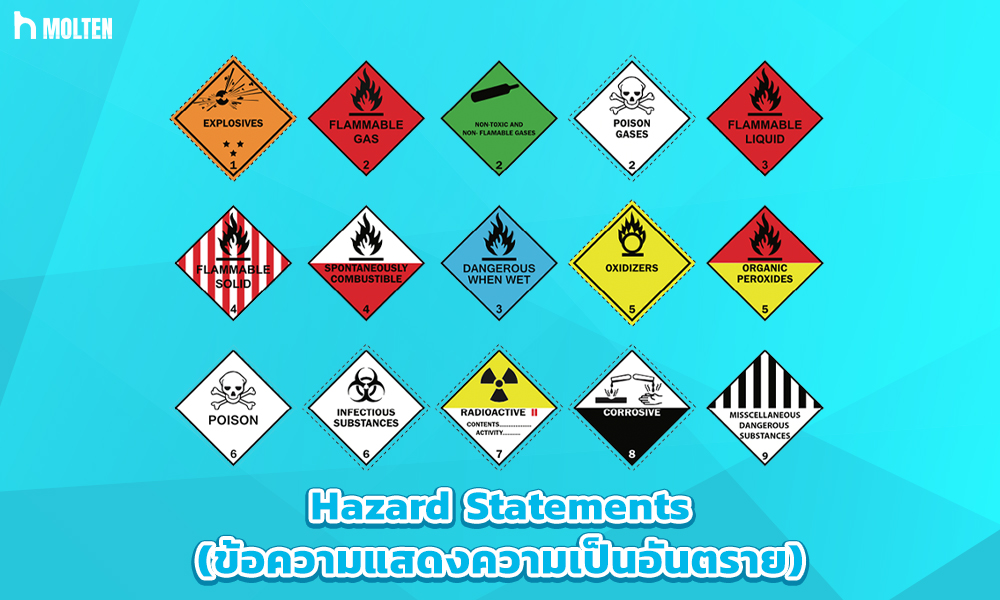 2.Hazard Statements (ข้อความแสดงความเป็นอันตราย)